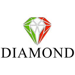 Diamond Pizza & Burger logo.